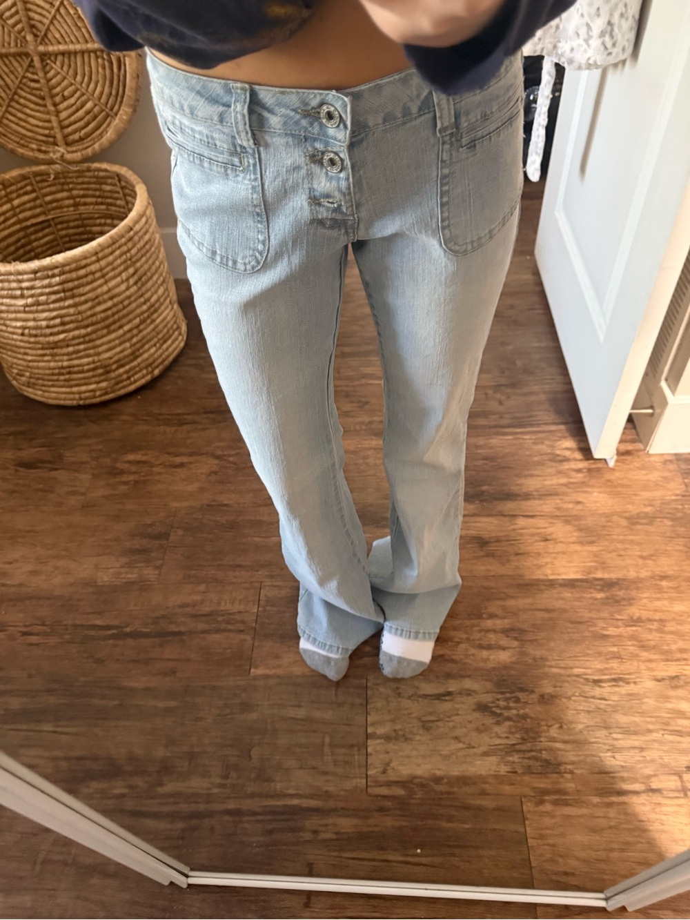 Low rise denim jeans - Picture 2 of 5